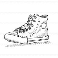 Canvas shoes trend Sketch