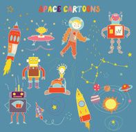 Space cartoons for child N2