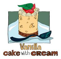 Vanilla cake with cream N2