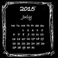 July Calendar 2015 N2