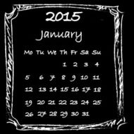 Calendar 2015 January N2