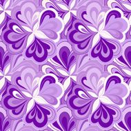 Vector doodle hand drawn seamless floral pattern N25