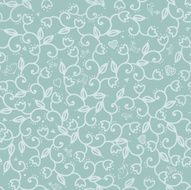 Floral green background