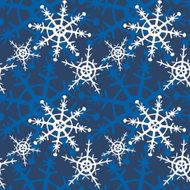 Paper nowflakes pattern
