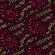 Floral seamless pattern with points N4