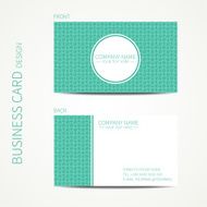 Doodle creative simple business card template with hand drawn flowers