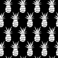 Seamless pattern with pineapples N6