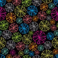 Colorful decorative background snowflakes