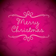Merry Christmas card in vector format N9