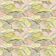 Seamless pattern with wavy scale texture N13