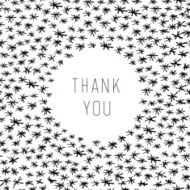 Thank You Hand Drawn Card N4