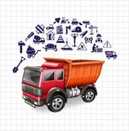 Construction icon set