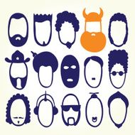 Funny Cartoon Faces N22