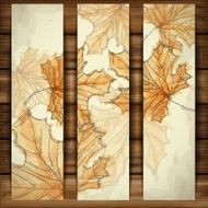 Hand Drawn Autumn Background N12