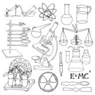 Science sketch icons N2