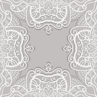 Abstract background frame border lace pattern invitation greeting card design N6