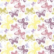 Seamless Floral Pattern (Vector) N53