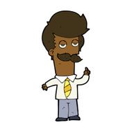 cartoon mna with mustache explaining N15