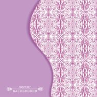 Abstract background frame border lace pattern invitation greeting card design N12