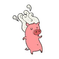 smelly cartoon pig N4