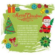 Vector 2015 New year vintage invitation N6