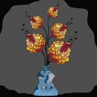 Vase of flowers