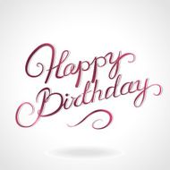 Happy birthday lettering N2