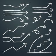 Hand-drawn arrow design elements collection N3