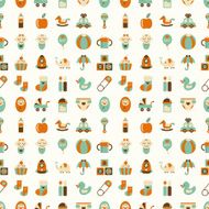 Seamless baby pattern N19