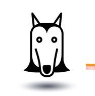 dog icon - illustration N66