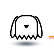 dog icon - illustration N68