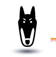 dog icon - illustration N69