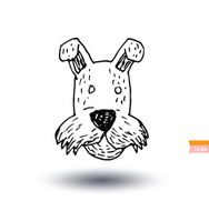 dog icon - illustration N71