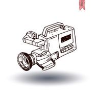 camcorder icon vector illustration N6