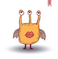 cartoon monster vector illustration N16