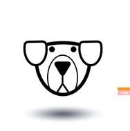 dog icon - illustration N76