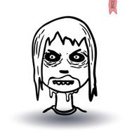 zombie cartoon character vector illustration N37