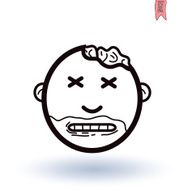 zombie cartoon character vector illustration N38