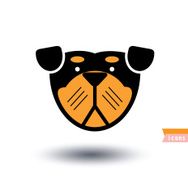 dog icon - illustration N82