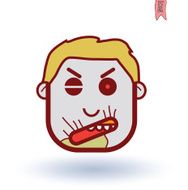 zombie cartoon character vector illustration N42