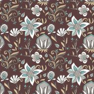 Seamless texture with flowers N49