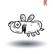 cartoon monster vector illustration N18