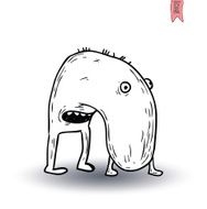 cartoon monster vector illustration N21