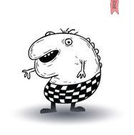 cartoon monster vector illustration N22