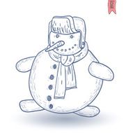 Snowman Vector Illustration N21