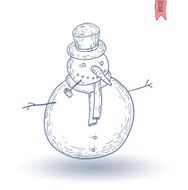 Snowman Vector Illustration N27