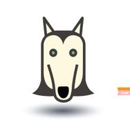 dog icon - illustration N85