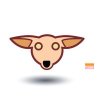 dog icon - illustration N86