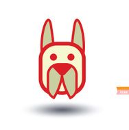 dog icon - illustration N88