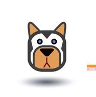 dog icon - illustration N89